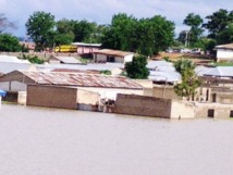 El estado de Adamawa inundado, en Nigeria.