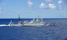 Uno de los barcos chinos.