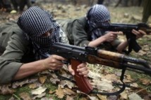Miembros del PKK entrenándose.