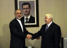 Ali Akbar Salehi-izquierda-y Ualid Al Mualim