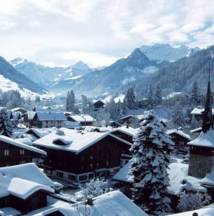 El pueblo de Gstaad, en Suiza.