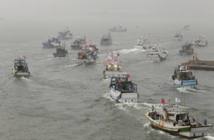 Los barcos pesqueros taiwaneses.