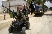 Combatientes de los shabab.