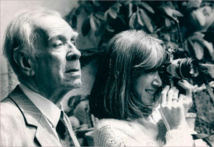 Jorge Luis Borges-izquierda- y María Kodama Jorge Luis Borges-izquierda- y María Kodama