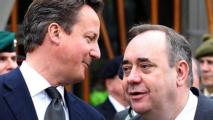 David Cameron-a la izquierda-y Alex Salmond David Cameron-a la izquierda-y Alex Salmond