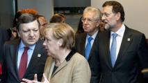 De izquierda a derecha, Durao Barroso, Merkel, Monti y Rajoy De izquierda a derecha, Durao Barroso, Merkel, Monti y Rajoy