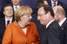 Angela Merkel-izquierda-y François Hollande