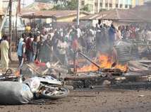 Lugar de anteriores enfrentamientos en Potiskum, Nigeria Lugar de anteriores enfrentamientos en Potiskum, Nigeria