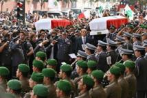 El funeral por Wissam Al Hassan y Sahyiuni, en Beirut. El funeral por Wissam Al Hassan y Sahyiuni, en Beirut.