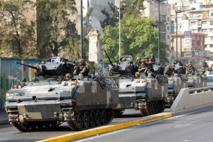 El ejército libanés, en las calles de Beirut.