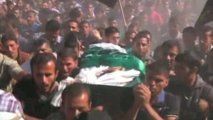 Funeral por el palestino asesinado