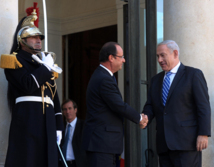 François Hollande-izquierda-y Benjamin Netanyahu François Hollande-izquierda-y Benjamin Netanyahu