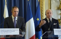 Serguei Lavrov-izquierda-y Laurent Fabius