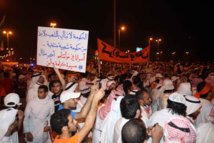 Manifestantes en Kuwait.