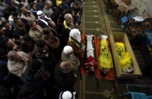 Funeral de palestinos asesinados por el ejército israelí