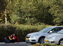 Israelíes refugiándose en Jerusalén