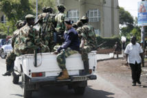 Combatientes del M-23, en Goma, en el Congo. Combatientes del M-23, en Goma, en el Congo.