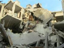 Una casa destruida en Homs, Siria Una casa destruida en Homs, Siria