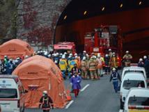 Al menos nueve muertos al derrumbarse un túnel en una autopista de Japón Al menos nueve muertos al derrumbarse un túnel en una autopista de Japón