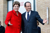 Dilma Rousseff-izquierda-y François Hollande Dilma Rousseff-izquierda-y François Hollande