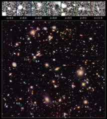 Imagen del Hubble de las galaxias más antiguas