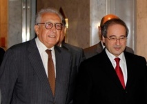 Al Ajdar Brahimi-izquierda-y Faisal Muqdad Al Ajdar Brahimi-izquierda-y Faisal Muqdad
