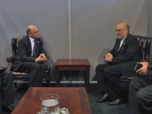 Héctor Timerman-izquierda- y Ali Akbar Salehi Héctor Timerman-izquierda- y Ali Akbar Salehi