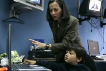 Clara Rojas y su hijo Emmanuel