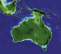 Sahul, el continente que formaban Australia y Nueva Guinea, hace 50 000 años