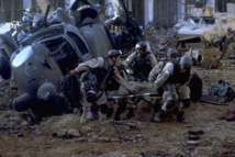 Una escena del film Black Hawk Down