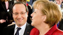 François Hollande-izquierda-y Angela Merkel