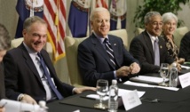 Joe Biden, en una charla sobre las armas, en Richmond, Virginia.