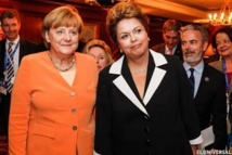 Angela Merkel-izquierda-y Dilma Rousseff