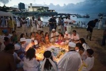 Celebración de la fiesta de la diosa Iemanjá Celebración de la fiesta de la diosa Iemanjá