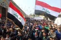 Manifestantes contrarios al gobierno en Irak Manifestantes contrarios al gobierno en Irak
