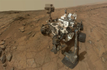 El robot Curiosity, en Marte