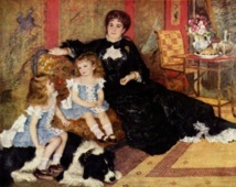 La señora Charpentier y sus hijos, de Renoir