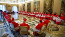 Los cardenales, en el Vaticano Los cardenales, en el Vaticano