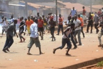 Manifestantes en Guinea Conakry