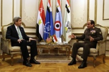 John Kerry-izquierda-y el ministro egipcio de Defensa, Abdel Fatah As Sisi John Kerry-izquierda-y el ministro egipcio de Defensa, Abdel Fatah As Sisi