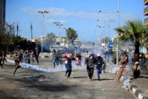 Manifestantes en Port Said, Egipto