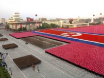 Desfile oficial en Corea del Norte