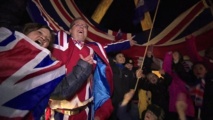 Los habitantes de las islas Malvinas, o Falkland, celebran el referéndum