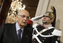 El presidente italiano, Giorgio Napolitano
