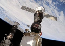 La Soyuz unida a la Estación Espacial Internacional