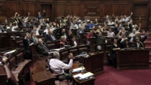 El parlamento uruguayo. El parlamento uruguayo.