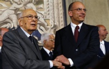 Giorgio Napolitano-izquierda-y Enrico Letta