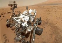 El robot Curiosity en Marte