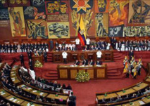 El parlamento ecuatoriano. El parlamento ecuatoriano.