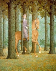 Un cuadro de René Magritte